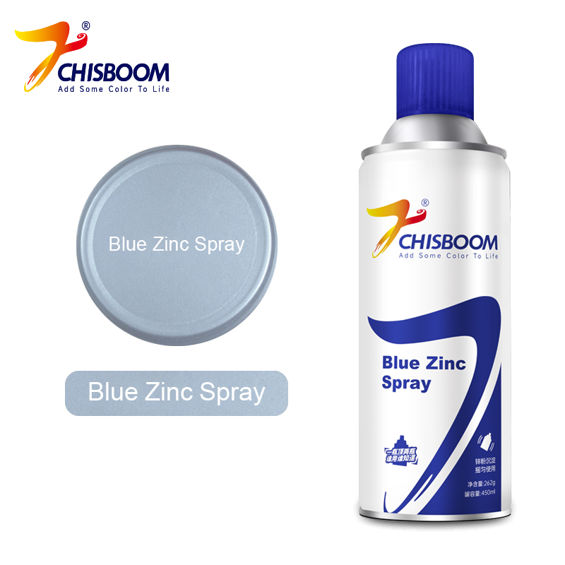 Cat aerosol zink putih biru putih